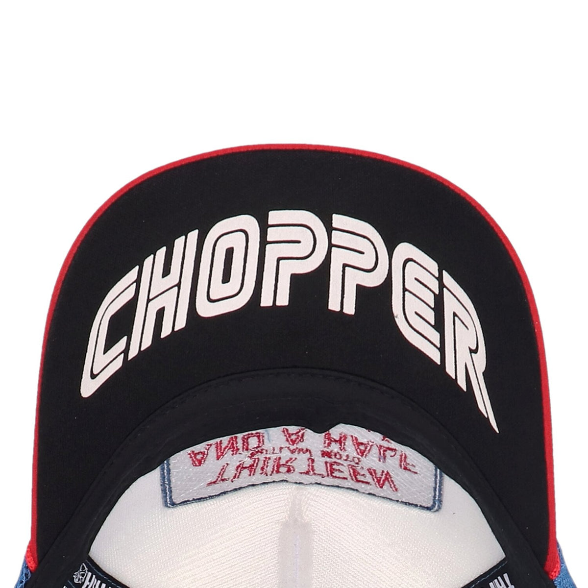13 1/2 Outlaw Club trucker cap blue/red