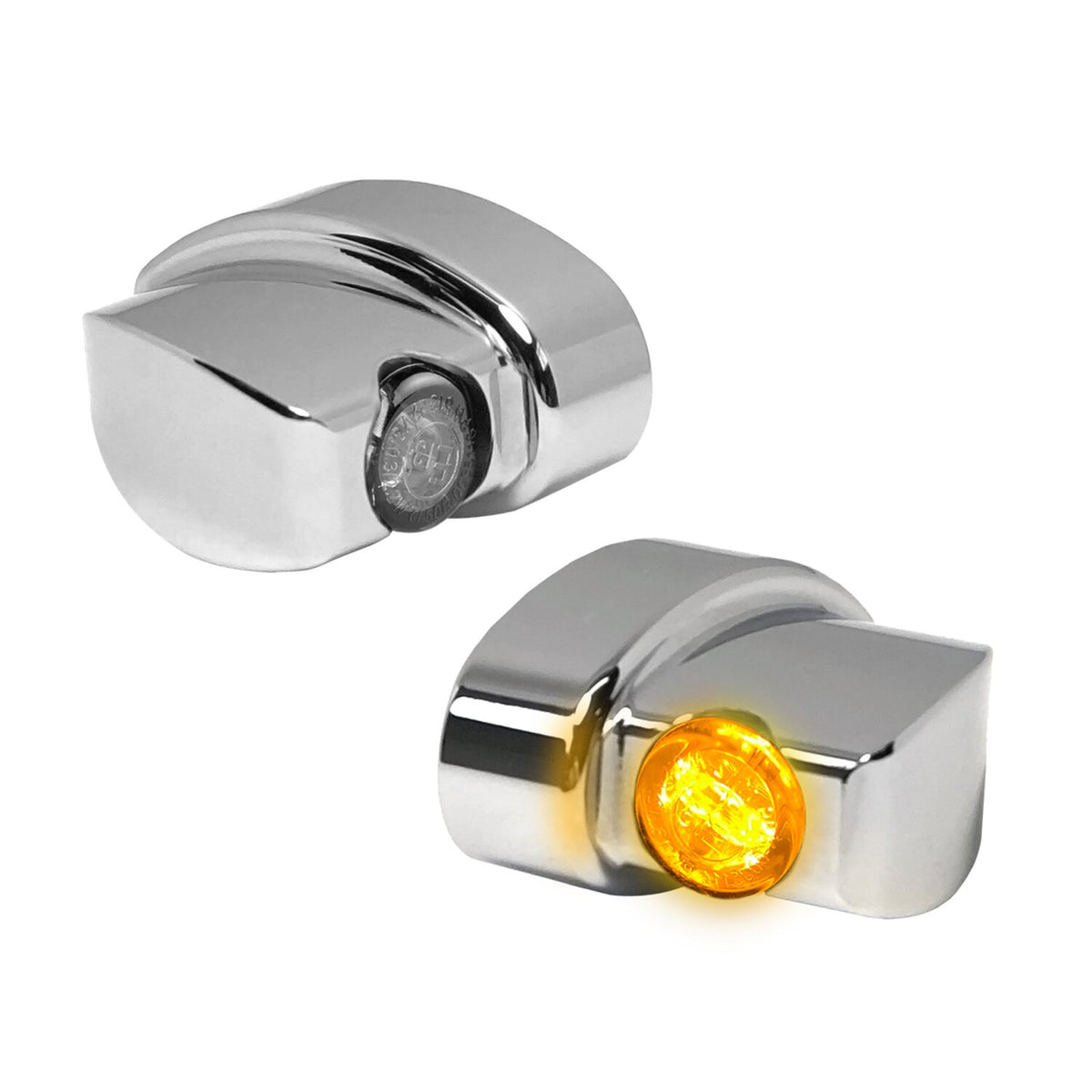 HeinzBikes, Nano Winglets turn signal set. Chrome