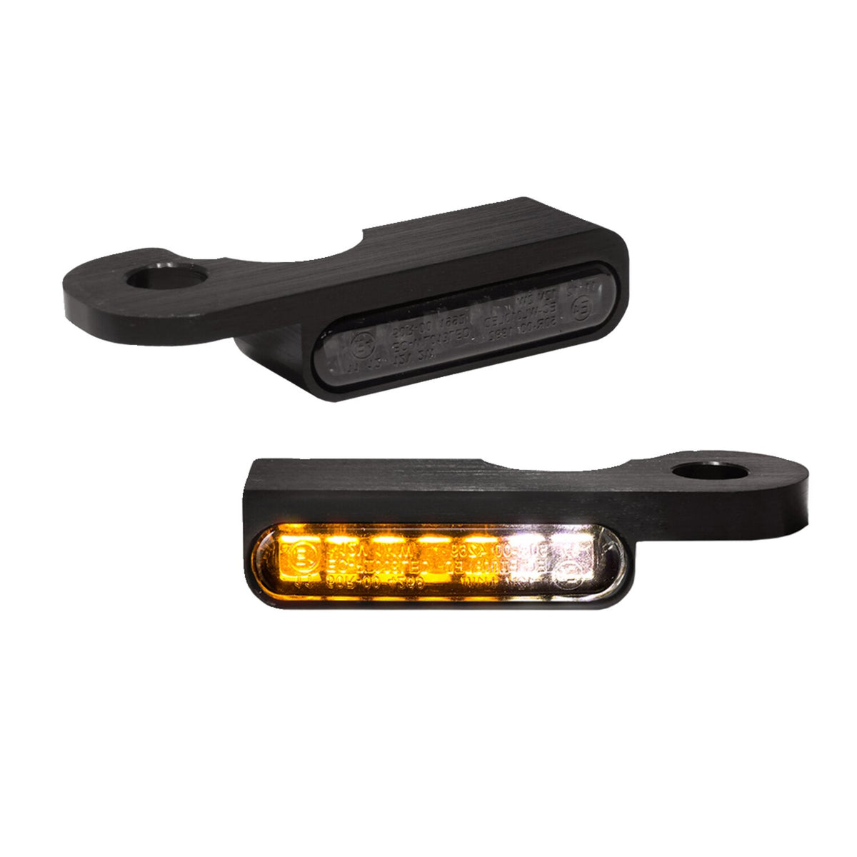 HeinzBikes, 'Stripes' below bar turn signals. Black with PL