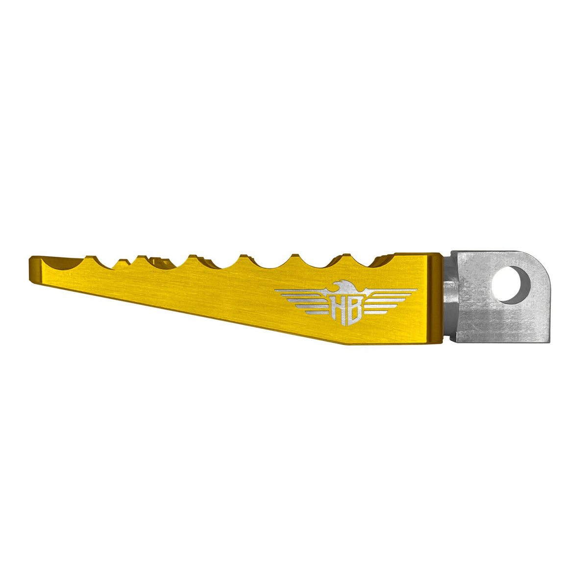 HeinzBikes, MX passenger foot pegs V1. Gold