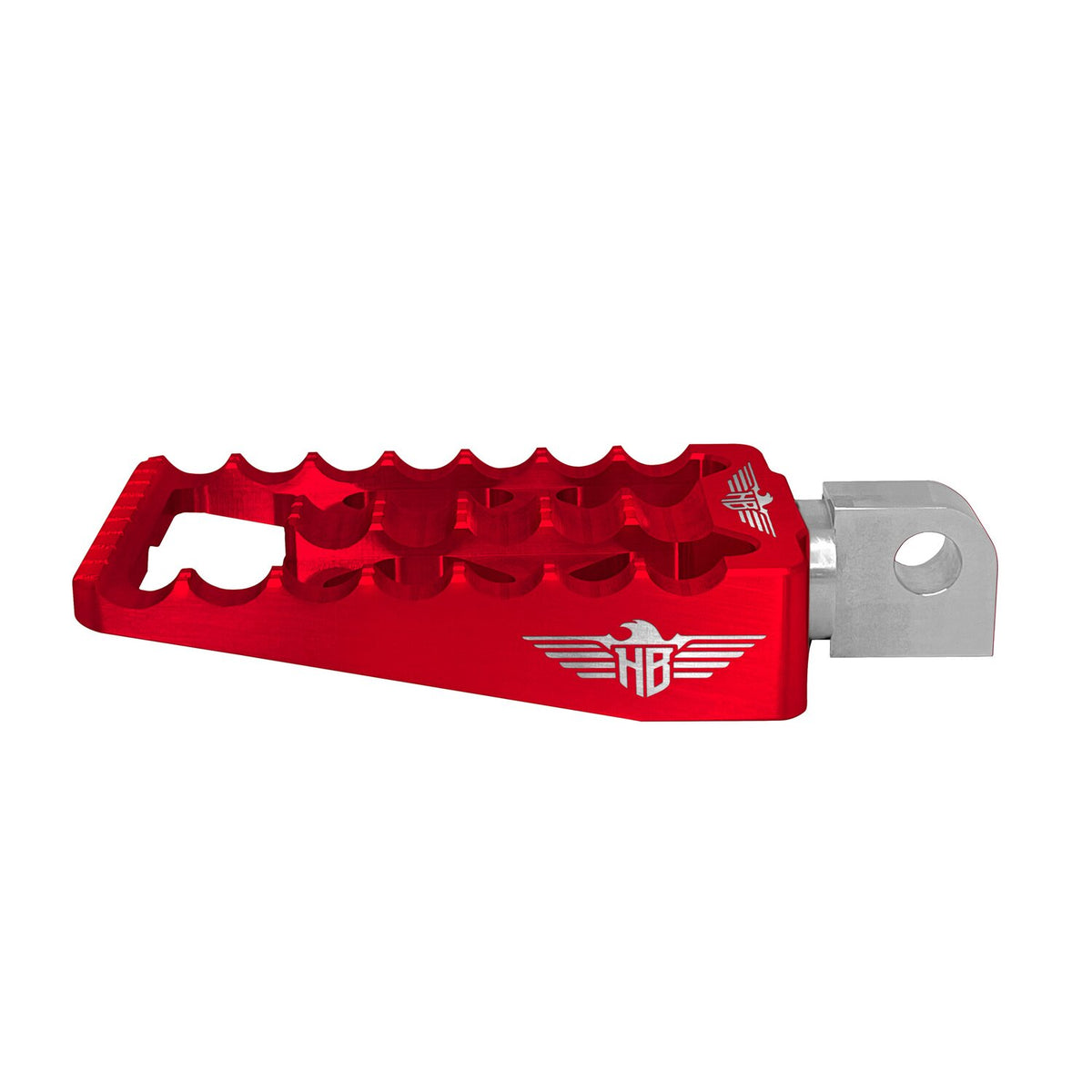 HeinzBikes, MX passenger foot pegs V1. Red