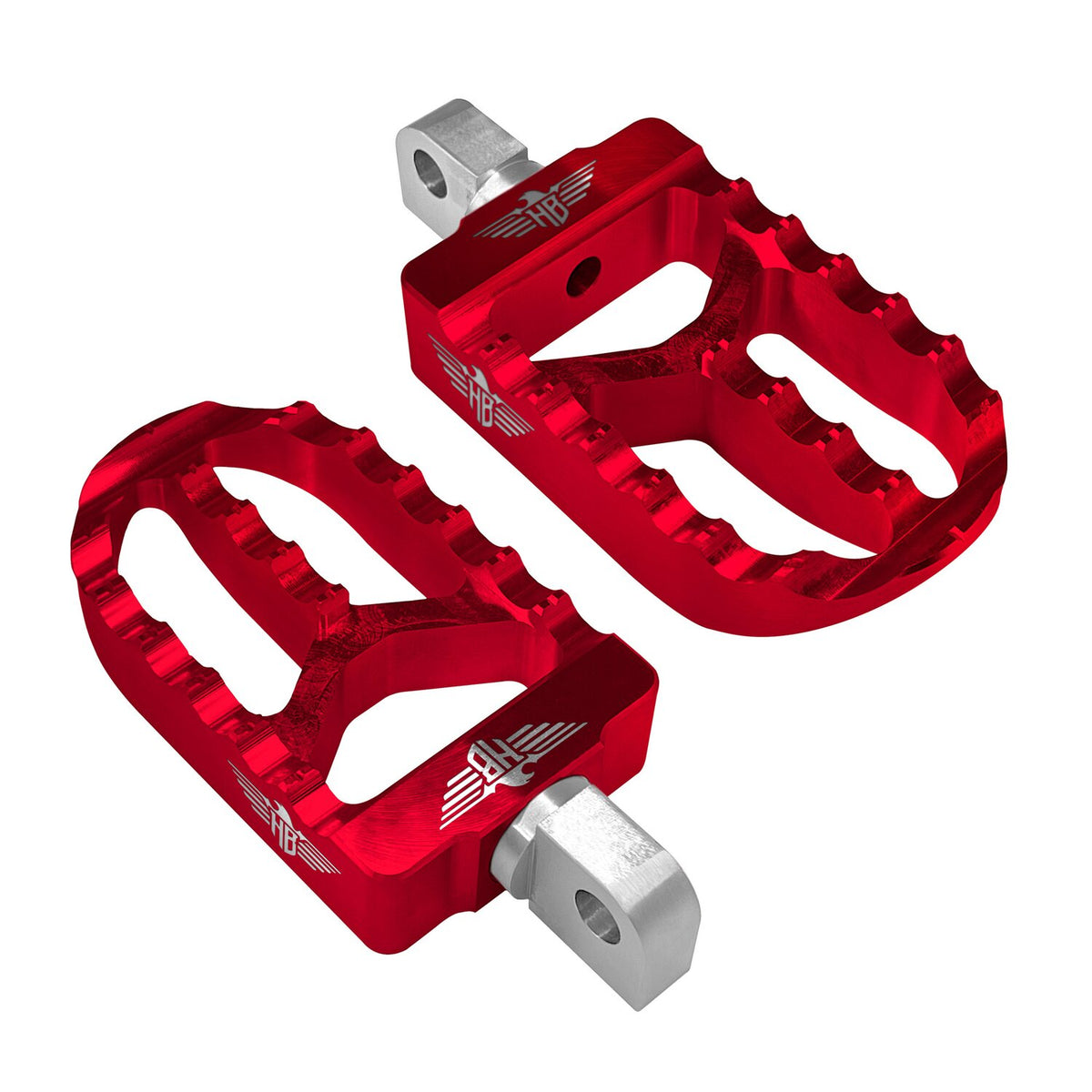 HeinzBikes, MX foot pegs V2. Red