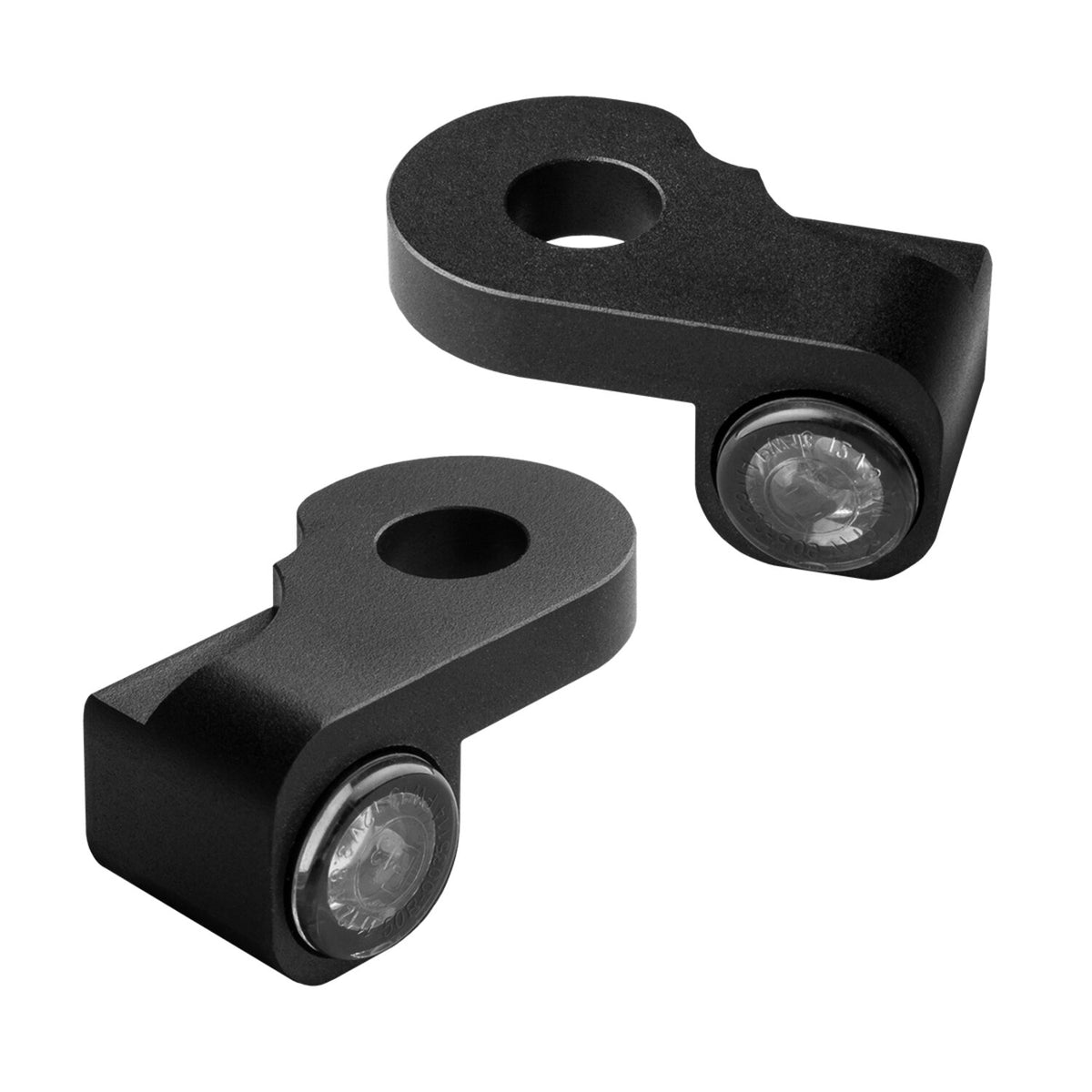 HeinzBikes, Nano below bar turn signals. Black with PL