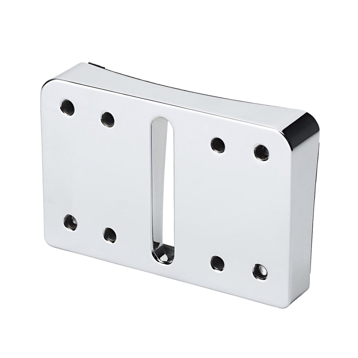 HeinzBikes, license plate holder adapter Blokks. Chrome
