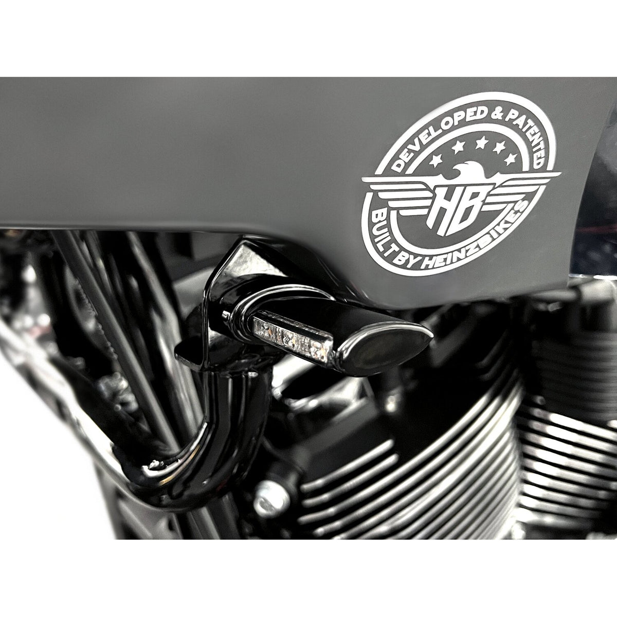 HeinzBikes, ST Classic turn signals. Chrome