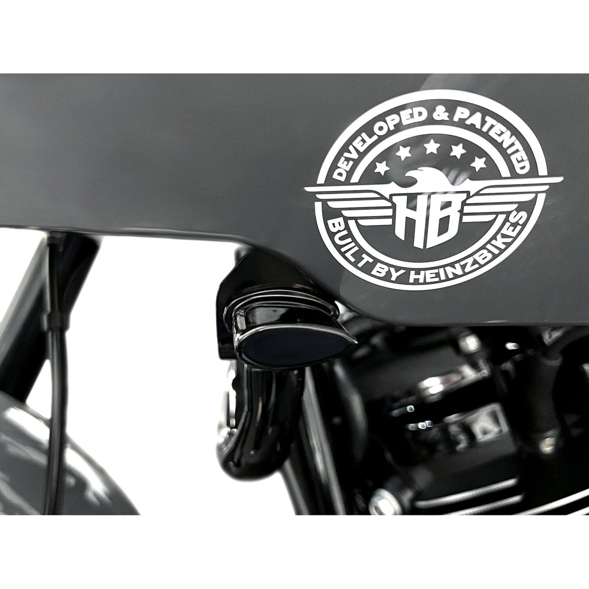 HeinzBikes, ST Classic turn signals. Position lights. Chrome