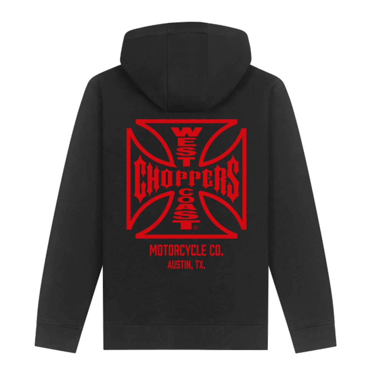 WCC ATX Cross hoodie black/red