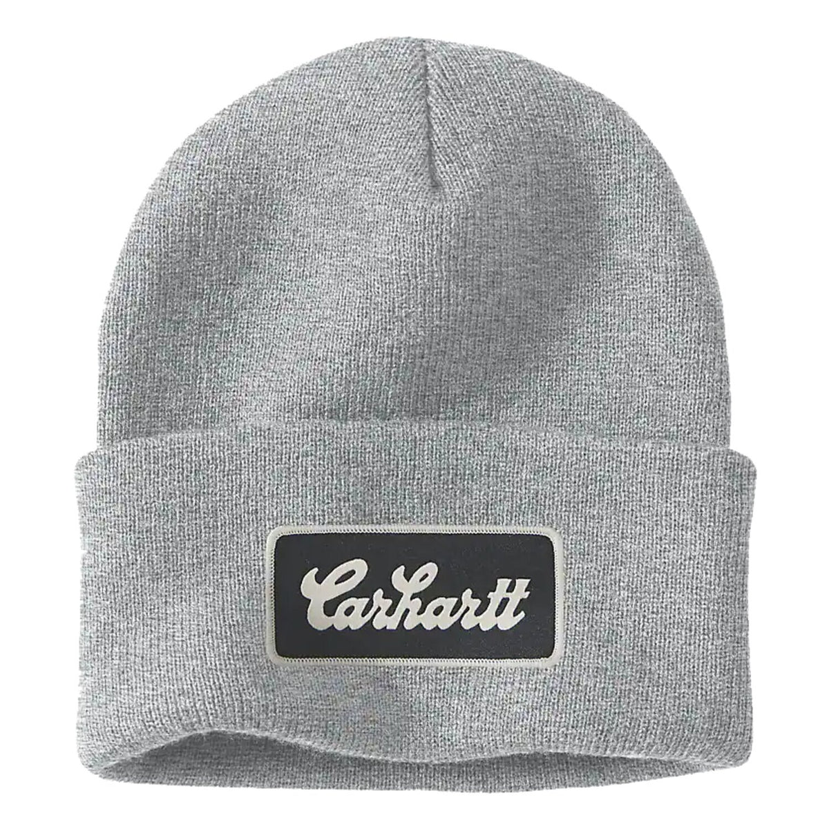 Carhartt Script Patch beanie heather grey