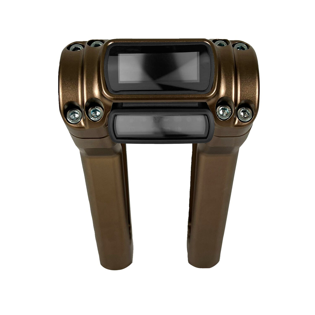 HeinzBikes, Performance ClubStyle risers 9".  Bronze