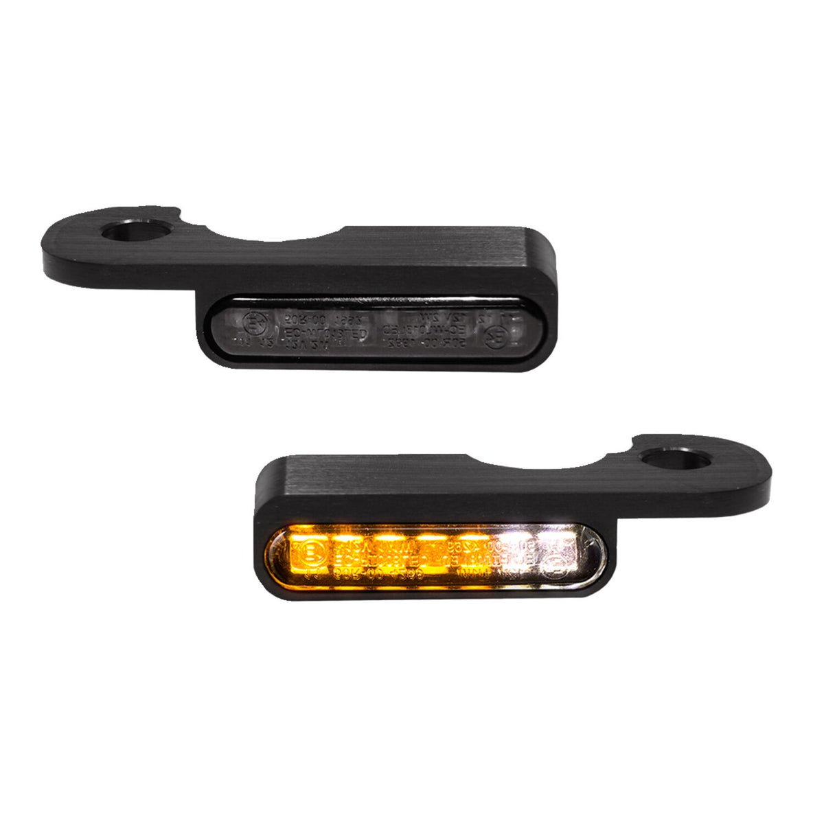HeinzBikes, 'Stripes' below bar turn signals. Black with PL