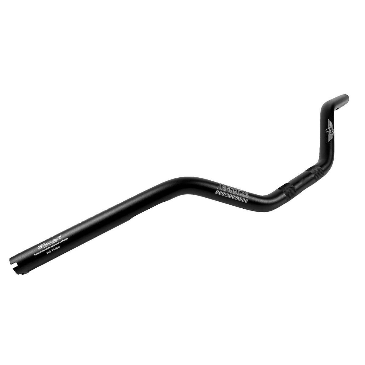 HeinzBikes, Performance Clubstyle Moto MID Bar. Black