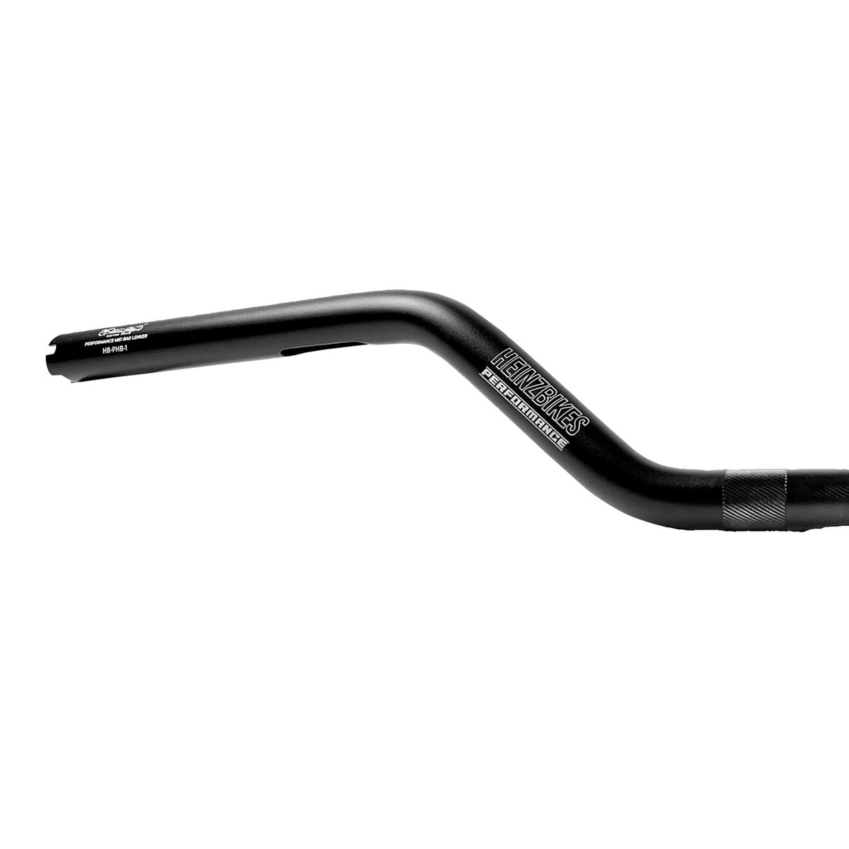 HeinzBikes, Performance Clubstyle Moto MID Bar. Black