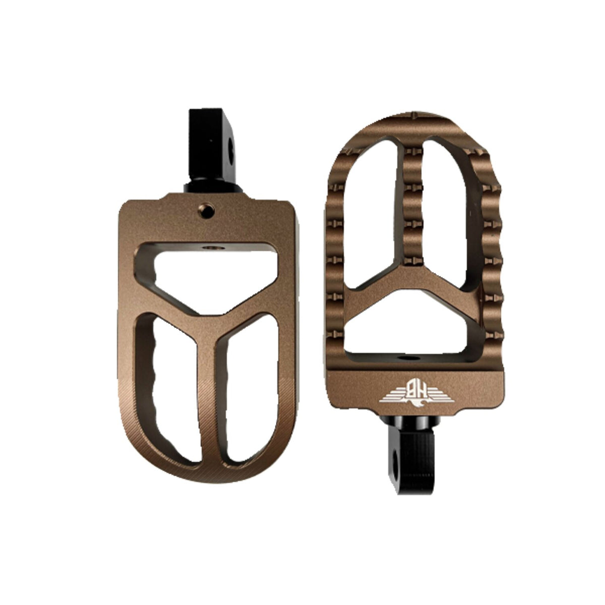 HeinzBikes, MX foot pegs V2. Bronze