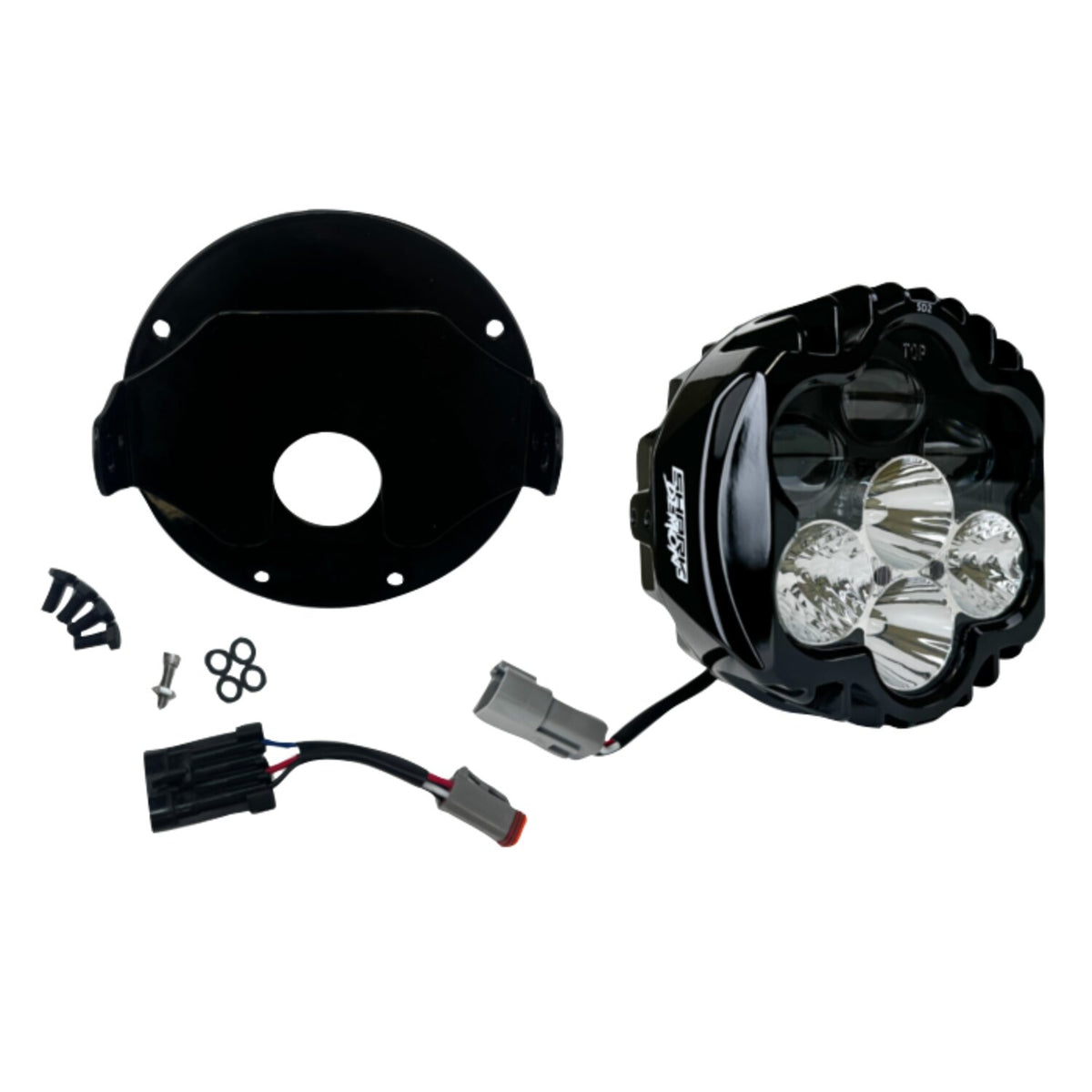 Custom Dynamics, Shark Demon 2 Performance LED headlamp kit