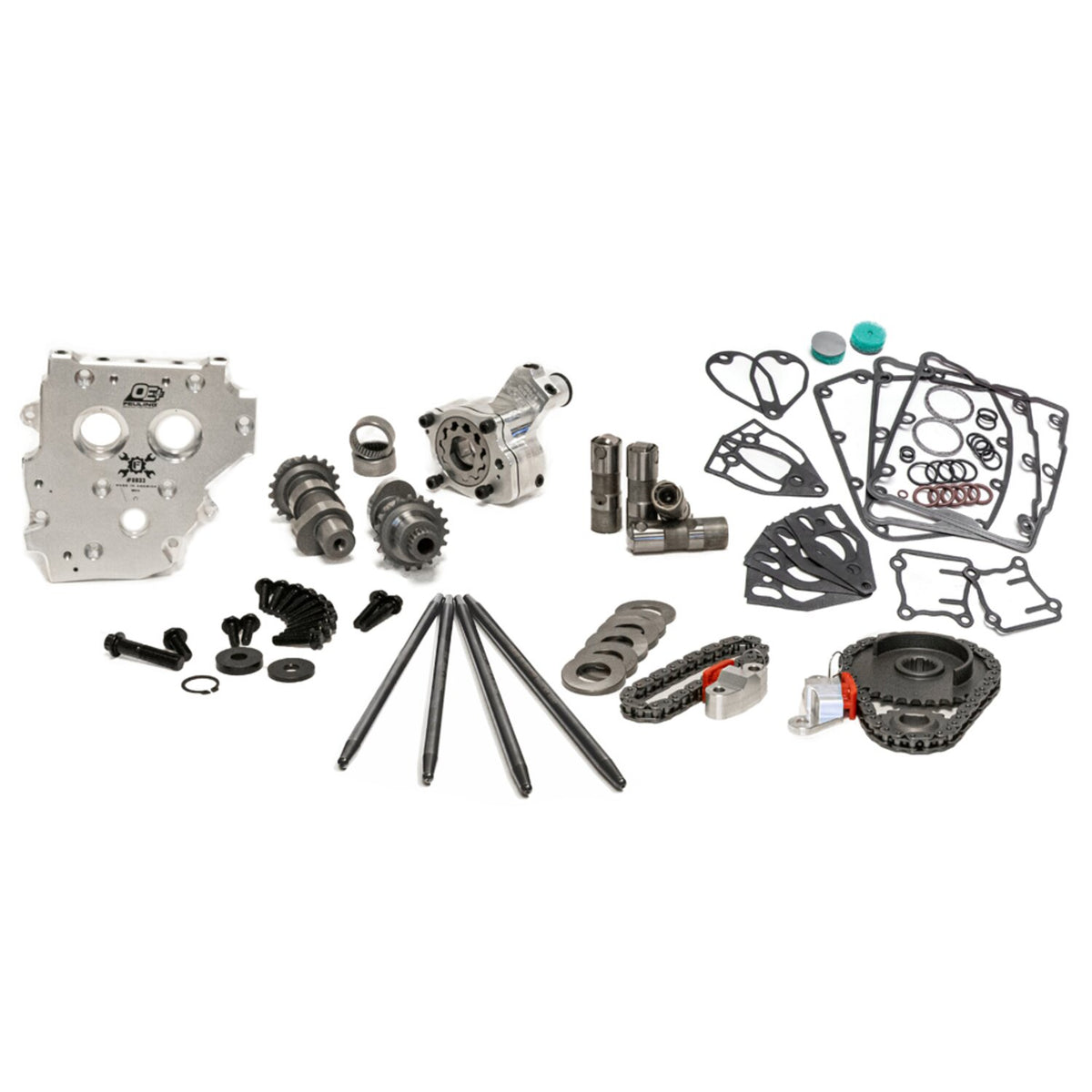 Feuling, OE+ 543 cam chest conv. kit. With pushrods