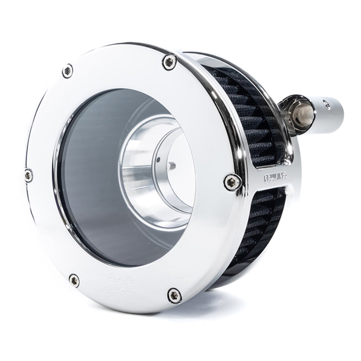 Feuling, BA air cleaner kit. Chrome. Clear cover