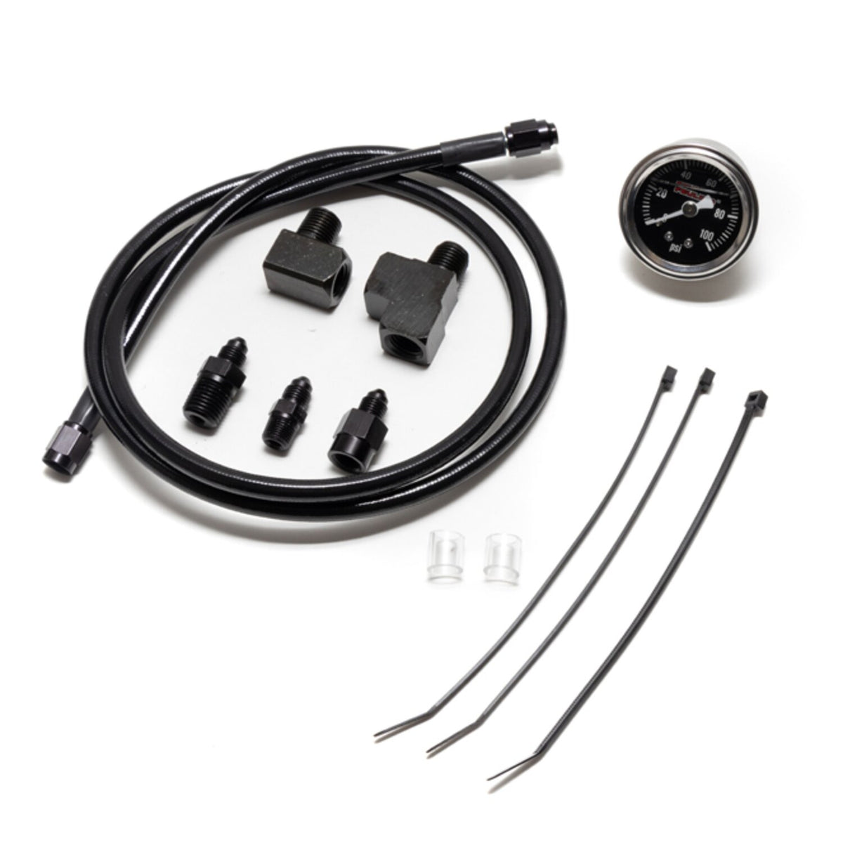 Feuling, remote oil pressure gauge kit. Black