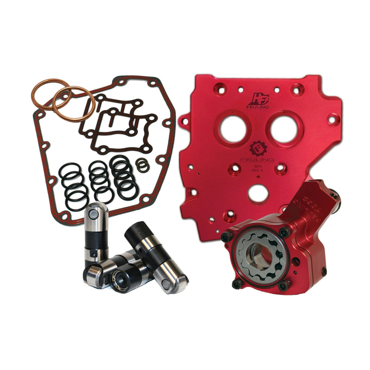 Feuling, Race Series Oiling System. Gear/Cam drive