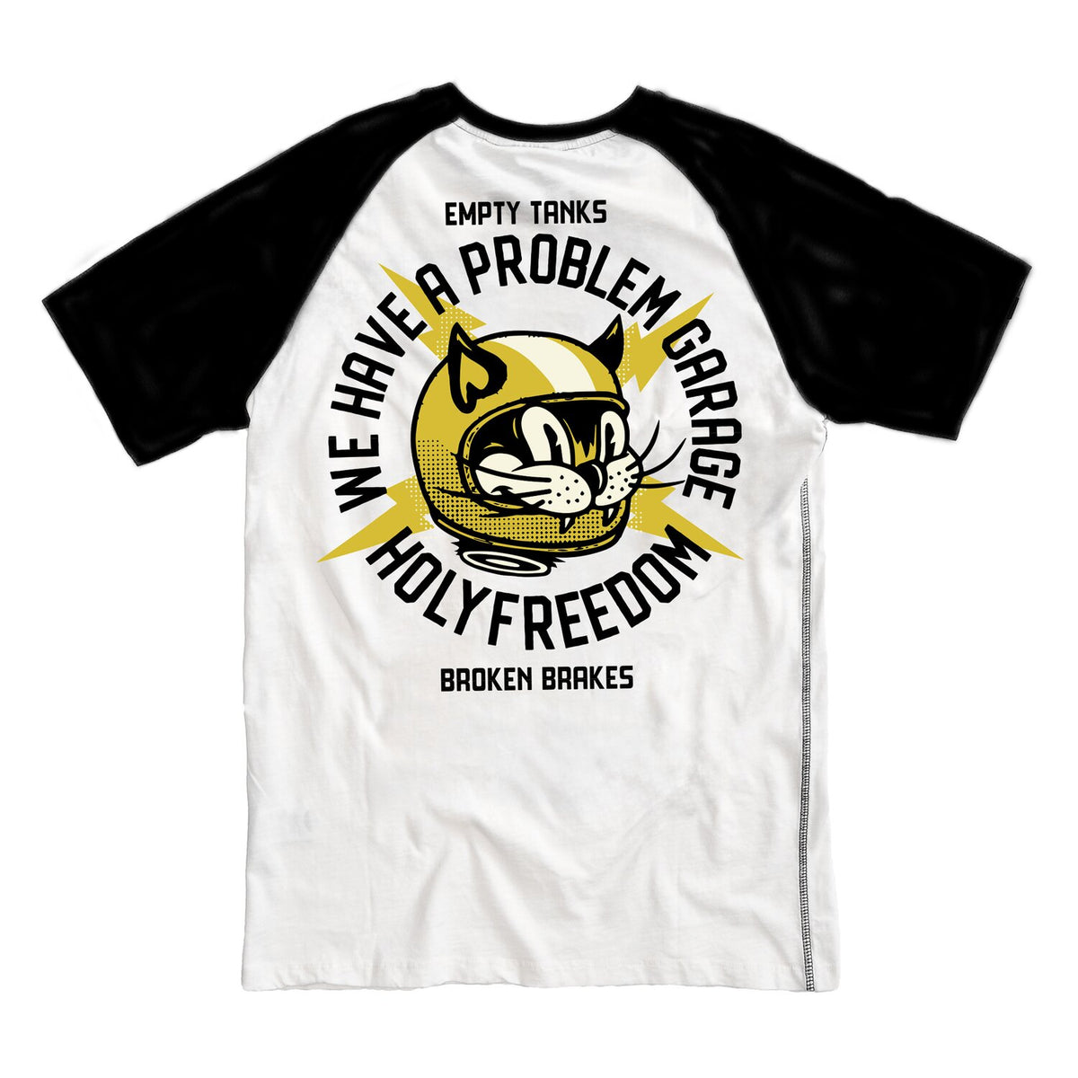 Holy Freedom Astrocatz t-shirt white
