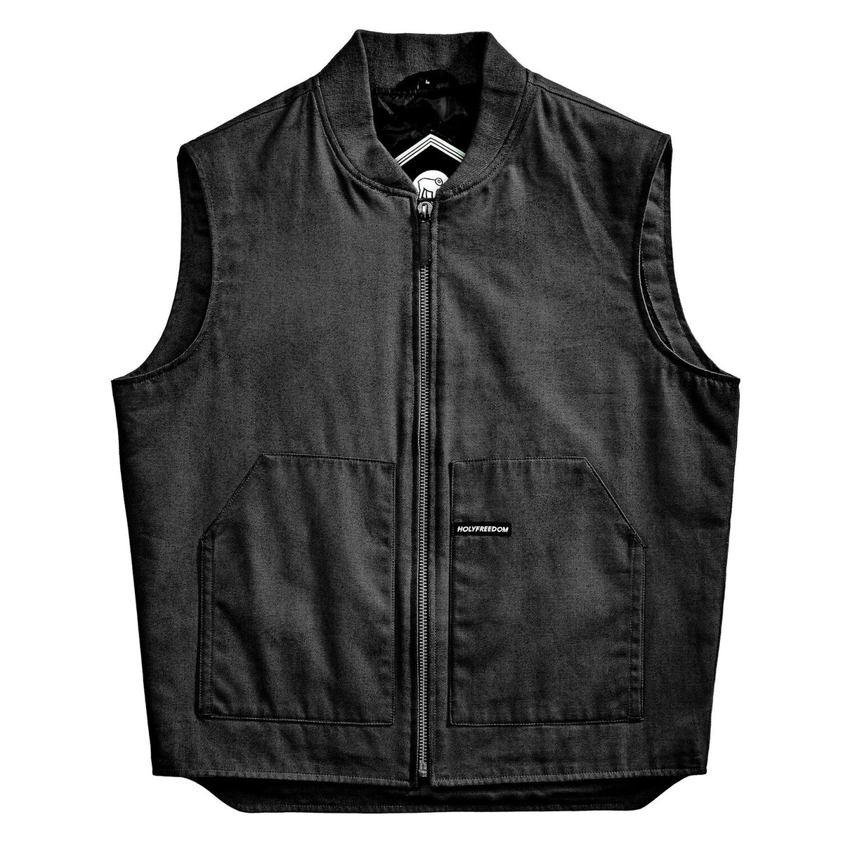 Holy Freedom Worker Vest Black vest black