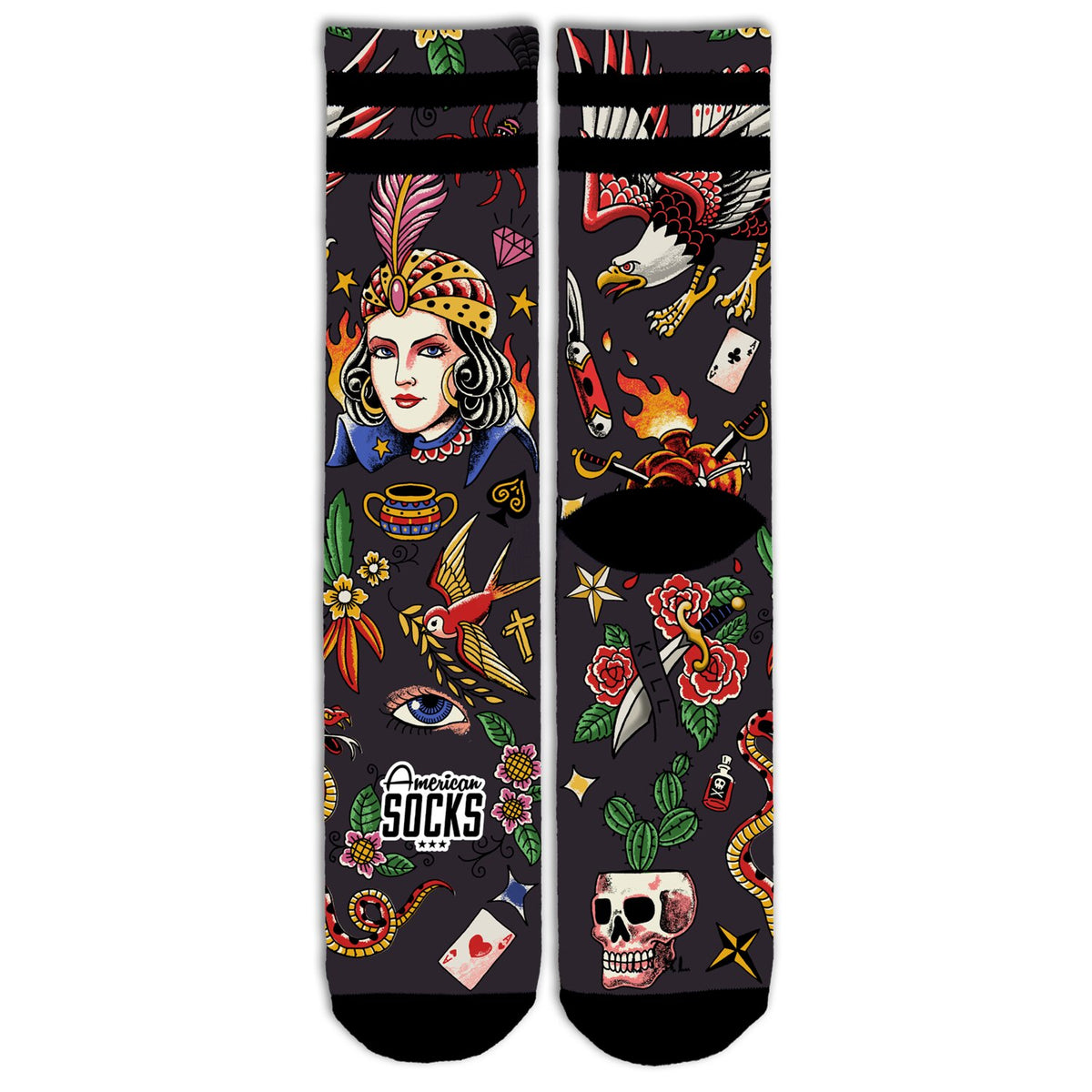 American Socks Sorcerer Signature socks black