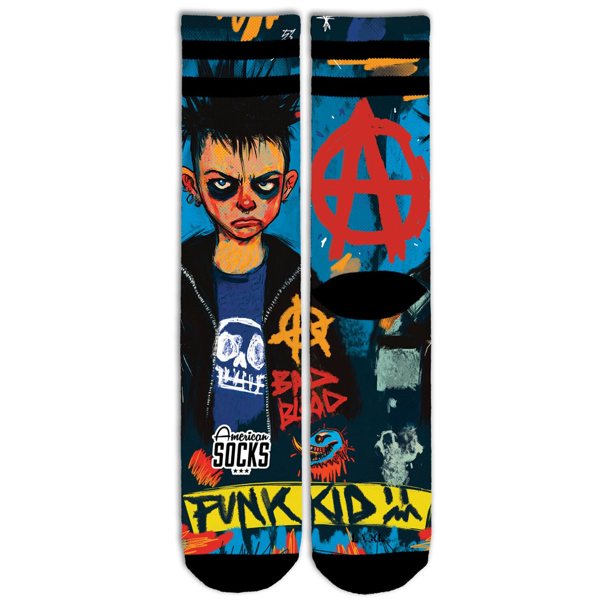 American Socks Youth Regegade Signature socks blue