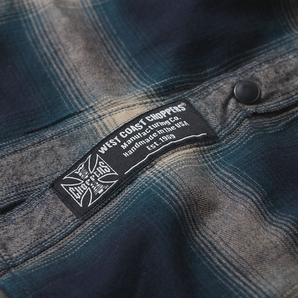 WCC Outlaw Flannel shirt blue/beige