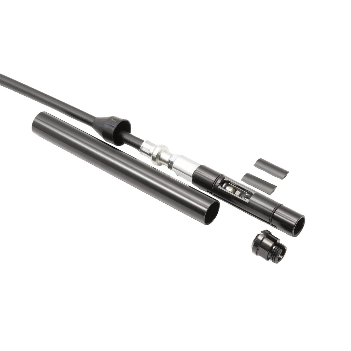 Motion Pro, top half clutch cable 45". Black