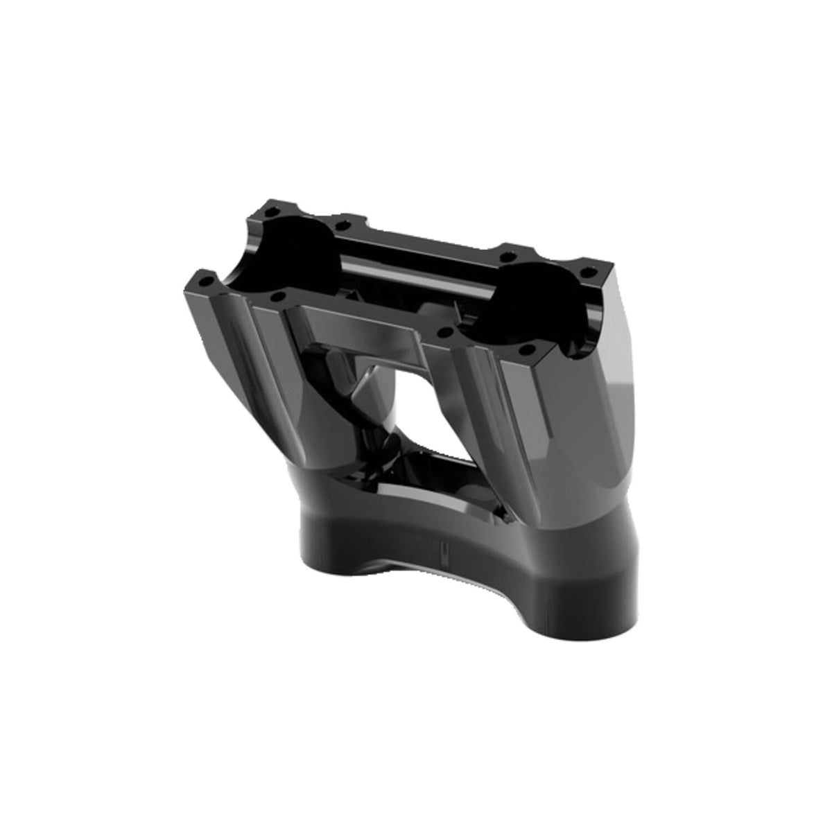 Kraus, Topless Isolated Kickback Risers. 6" rise. Black