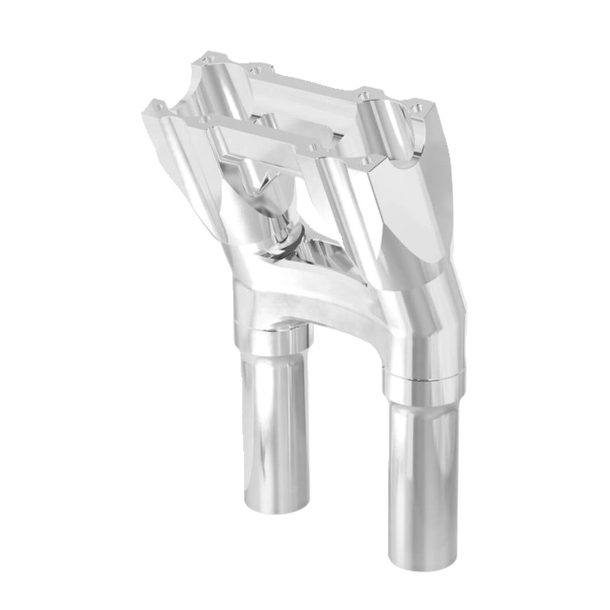 Kraus, Topless Isolated Kickback Risers. 8" rise. Raw