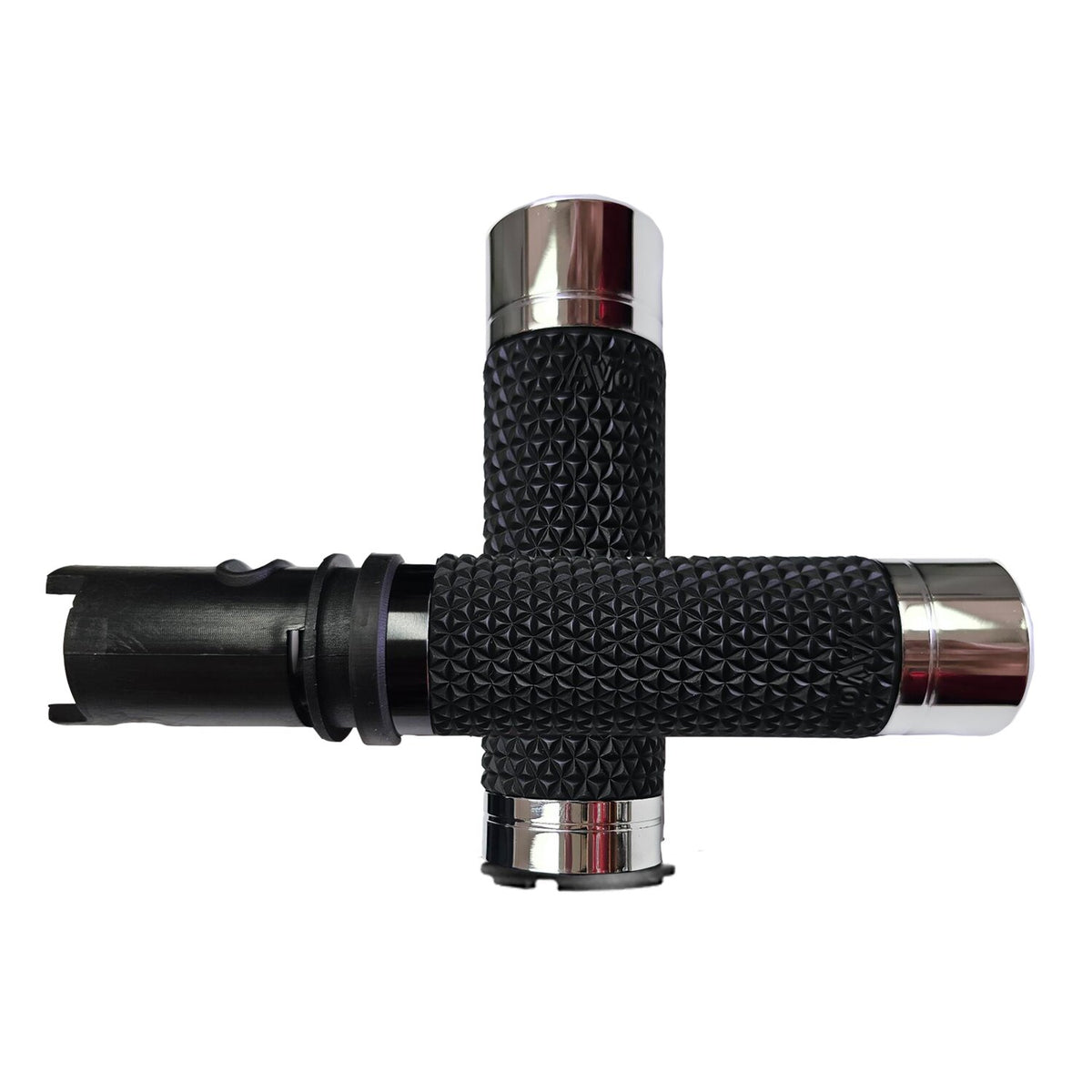 Avon Grips, K25 grips e-throttle. Black chrome