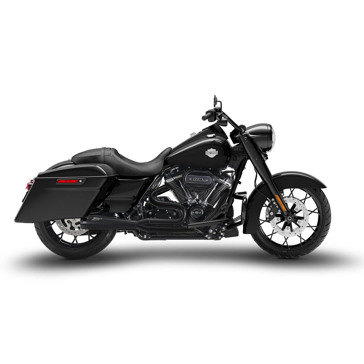 Zard, FLTRK Touring 2-1 exhaust system. Black