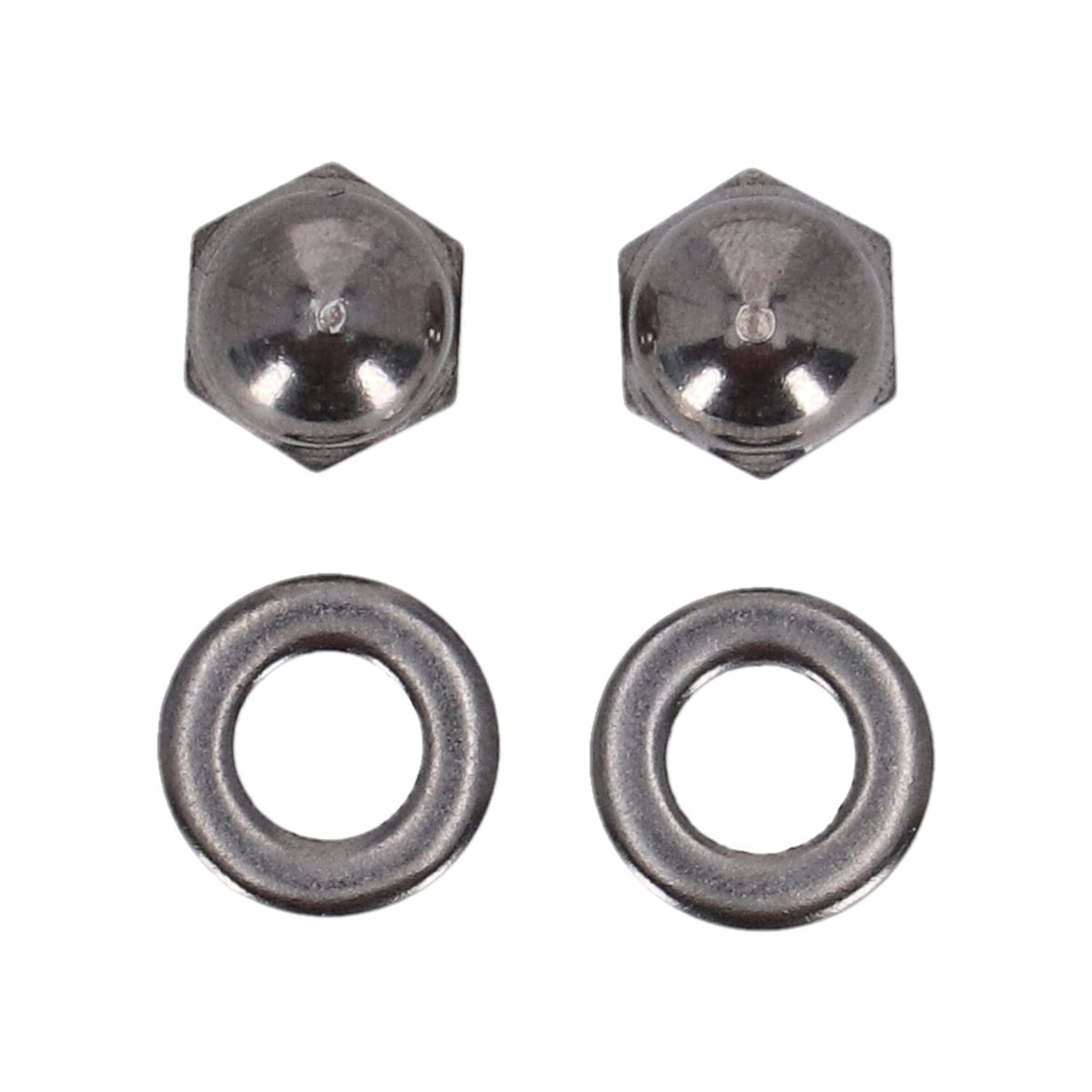 Screws4Bikes, mirror nut kit. Stainless steel