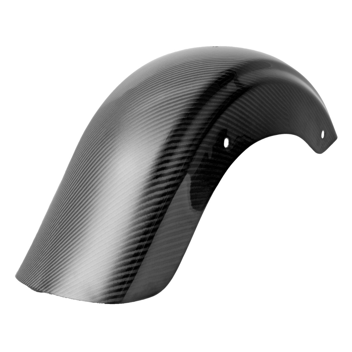 Tommy & Sons, carbon fiber stock style rear fender. Woven