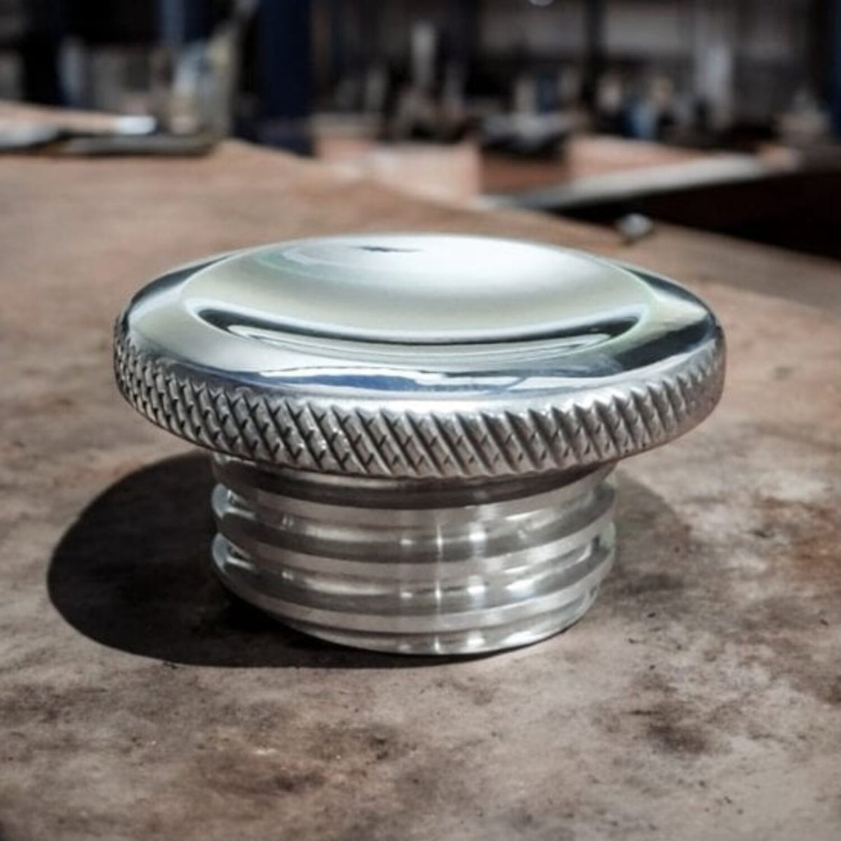Motone, Jetson dished low profile gas cap. Clear