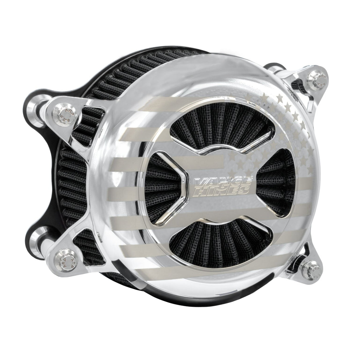 Vance & Hines, VO2 America air cleaner assembly. Chrome