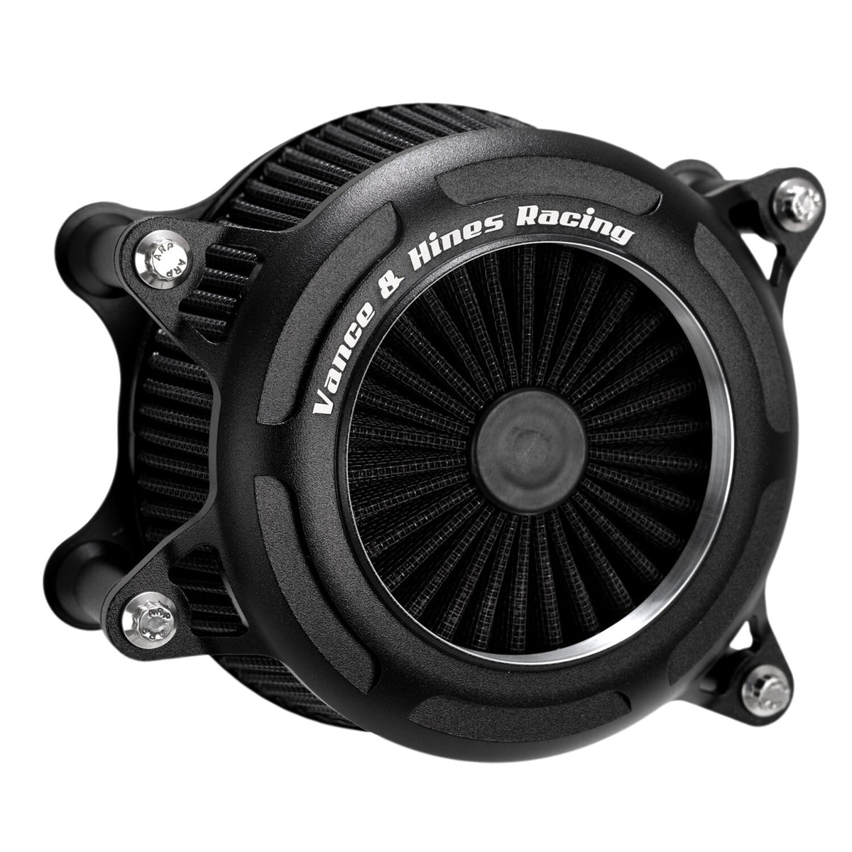 Vance & Hines, VO2 onyx air cleaner. Black wrinkle