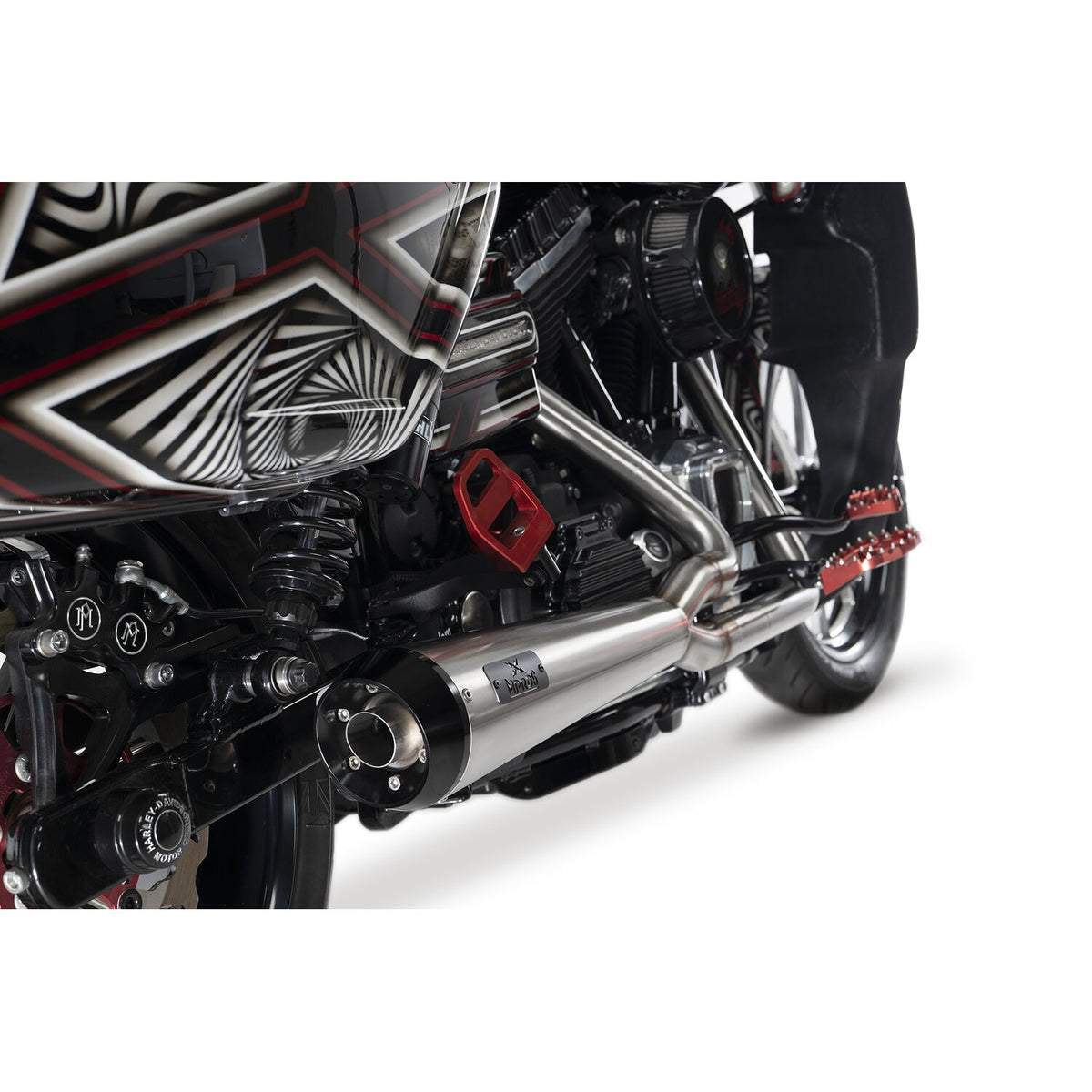 Malparidos, 6-sp TC Dyna 2-1 exhaust. SS Satin. Euro 3