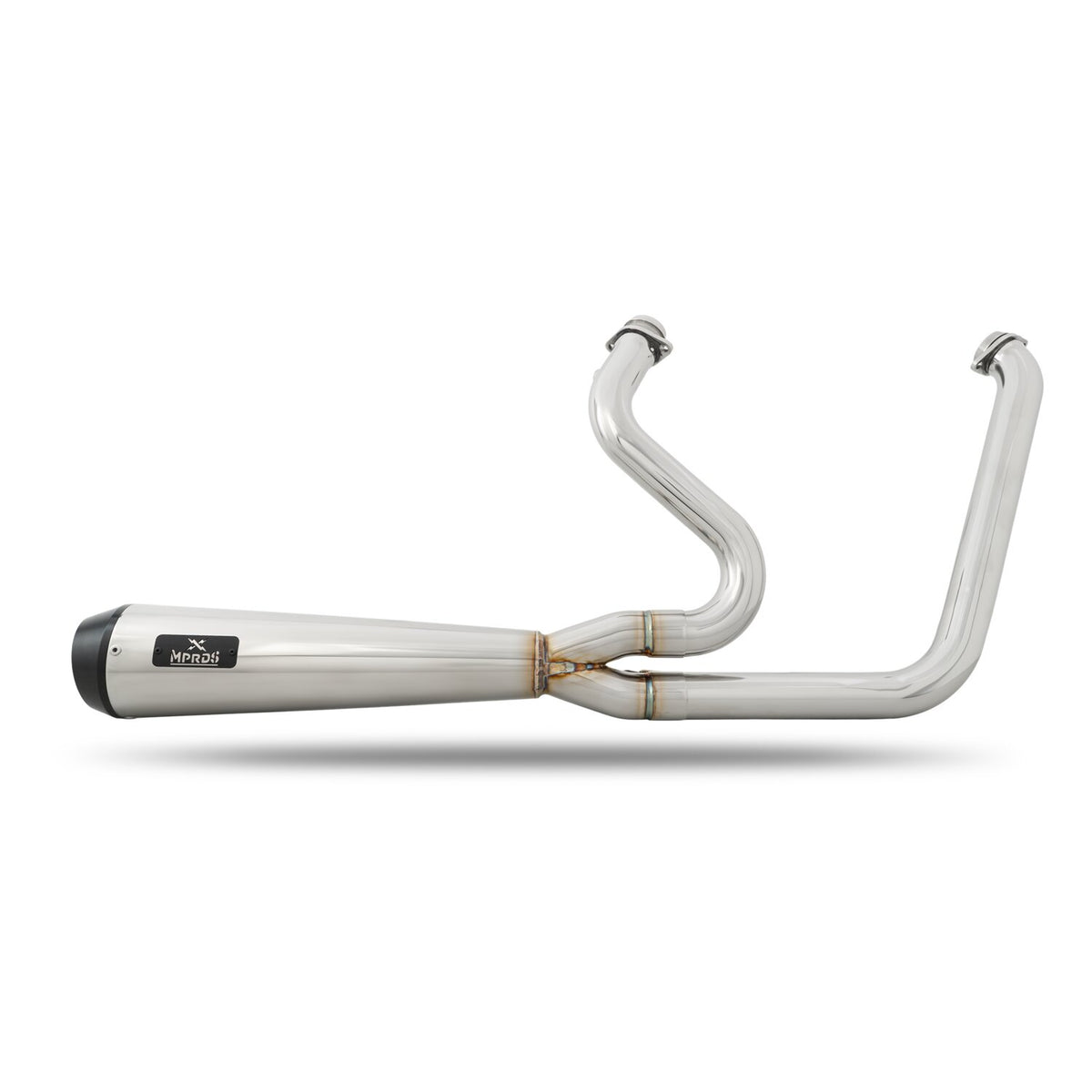 Malparidos, 6-sp TC Dyna 2-1 exhaust. SS Polished. Euro 3