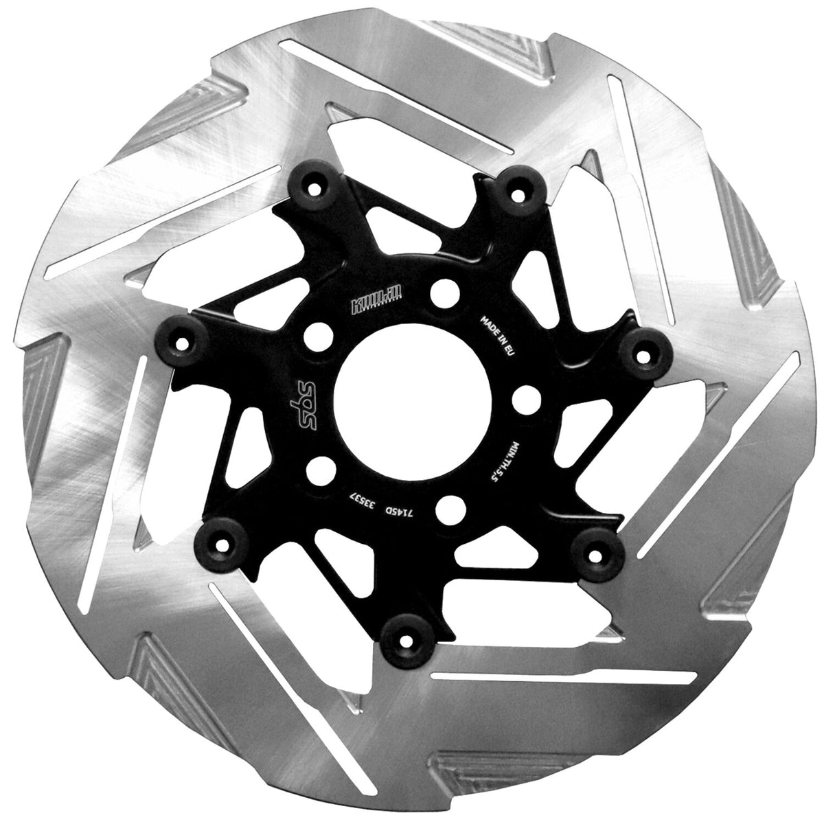 Kodlin by SBS, '7-spoke' brake rotor rear. Clear