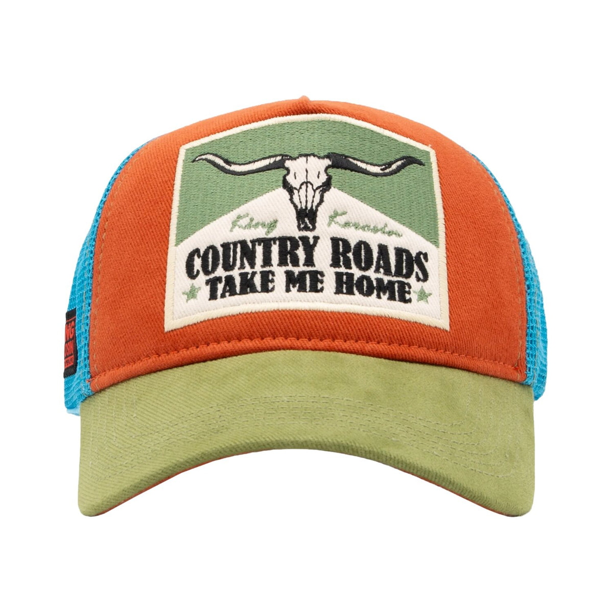 King Kerosin Country Roads cap orange&green