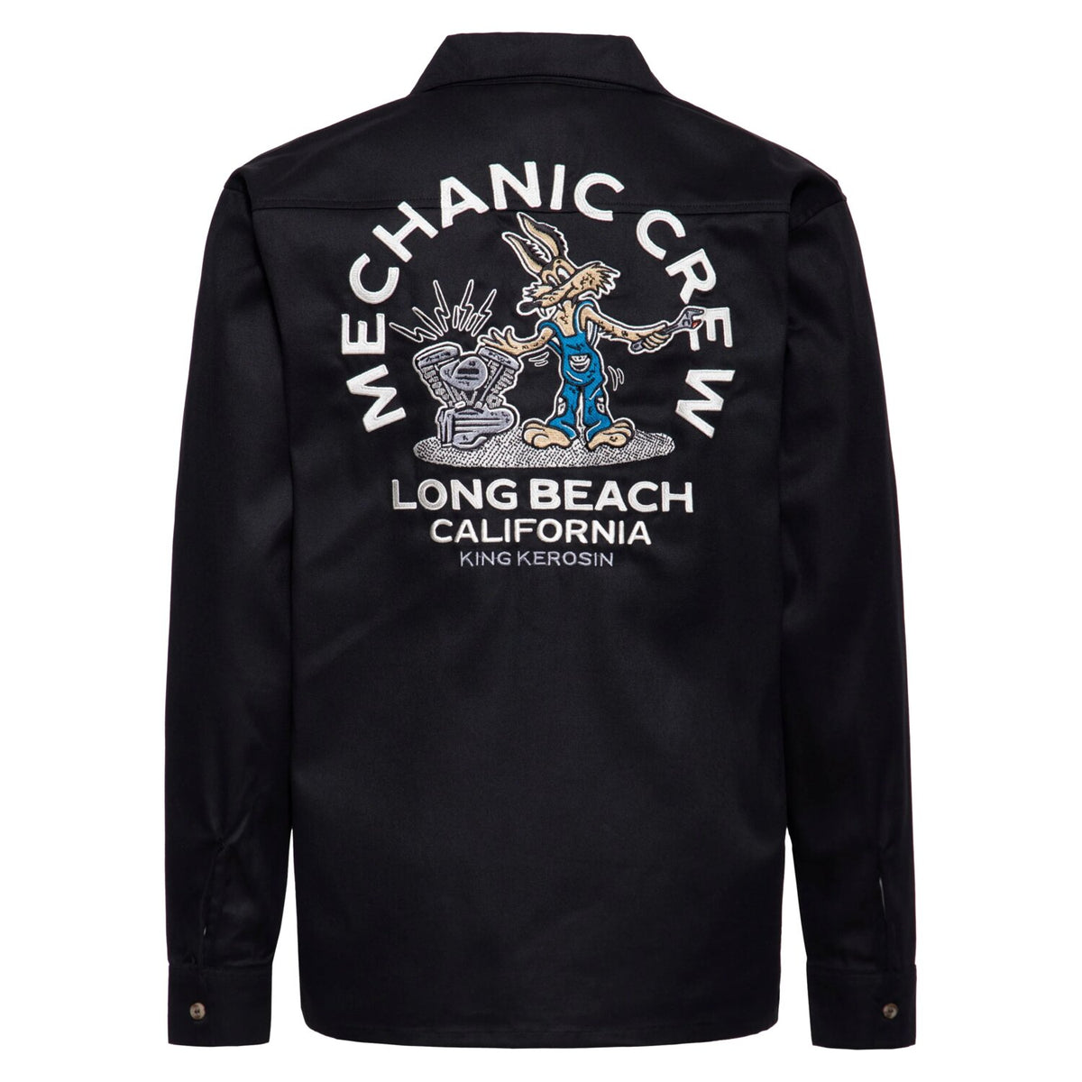 King Kerosin Mechanic Crew shirt black