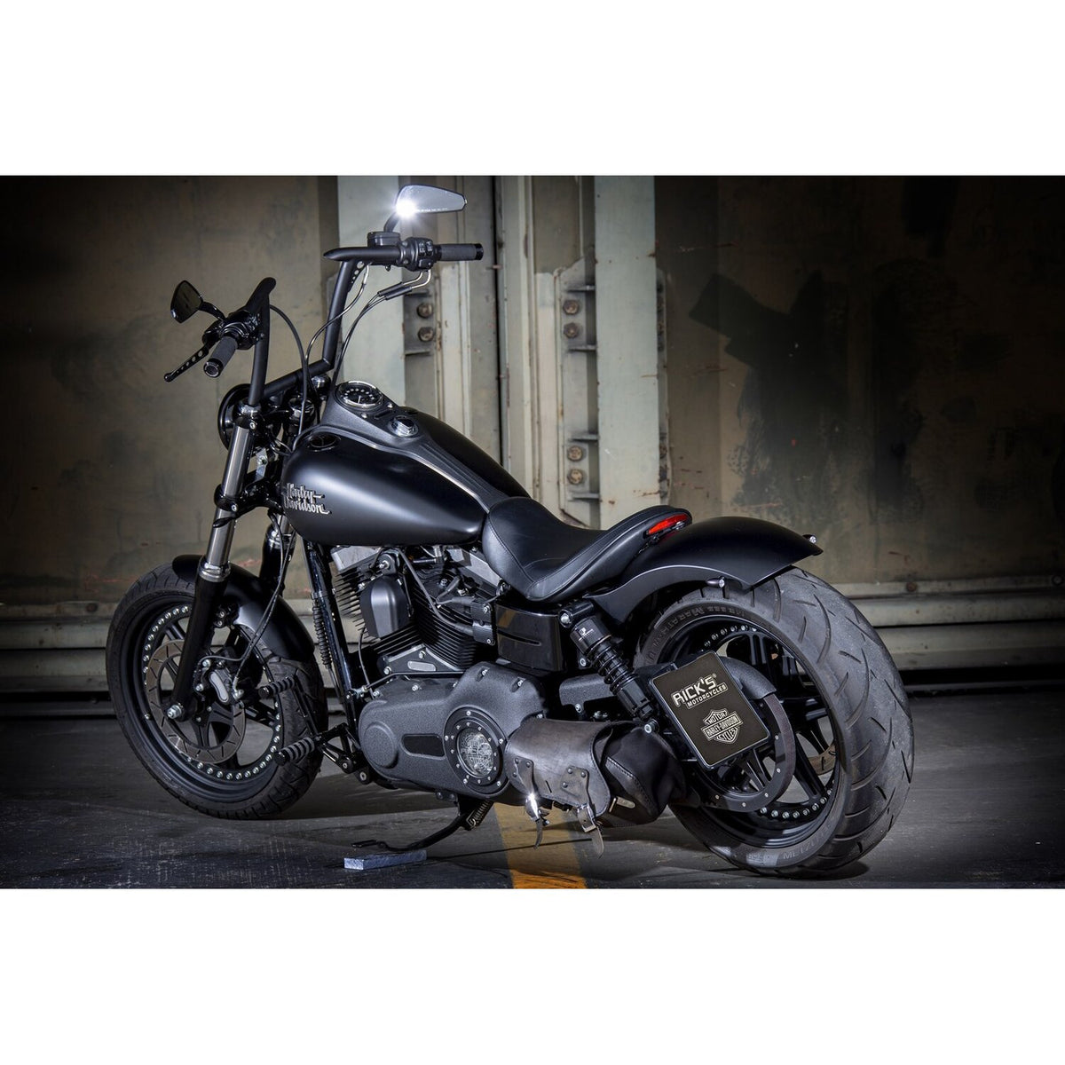 Rick's Motorcycles, side mount License plate bracket short