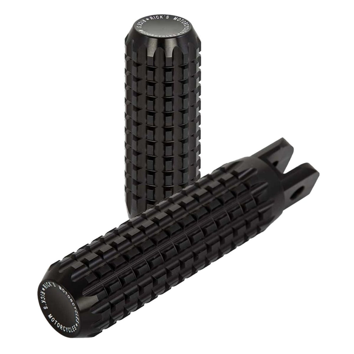 Rick's Motorcycles, passenger foot pegs AK 4.7. Black