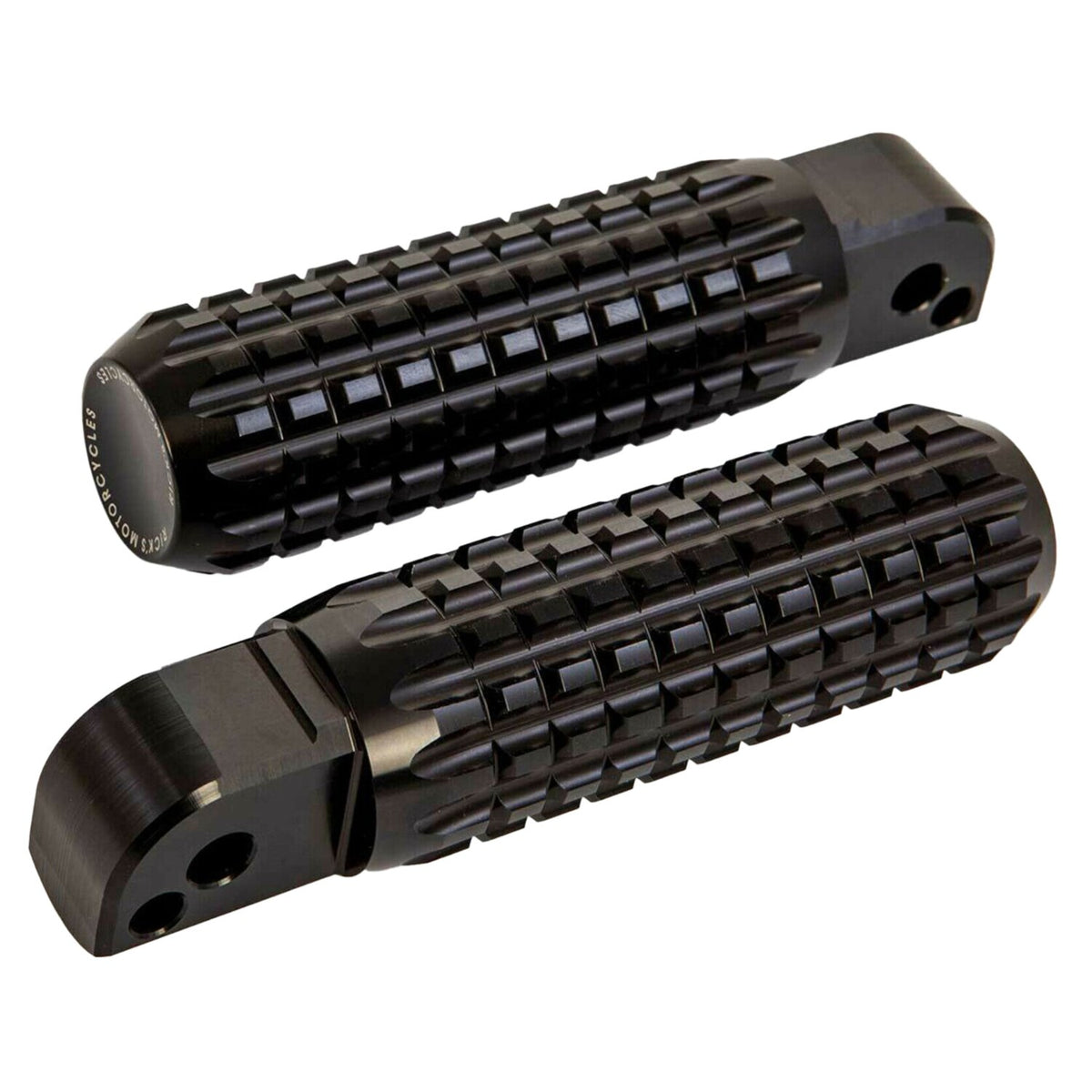 Rick's Motorcycles, passenger foot pegs AK 4.7. Black