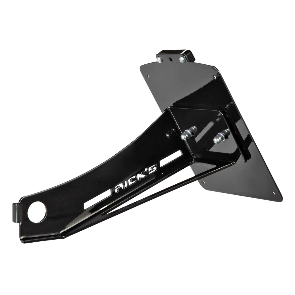 Rick's Motorcycles, side mount License plate bracket. Black