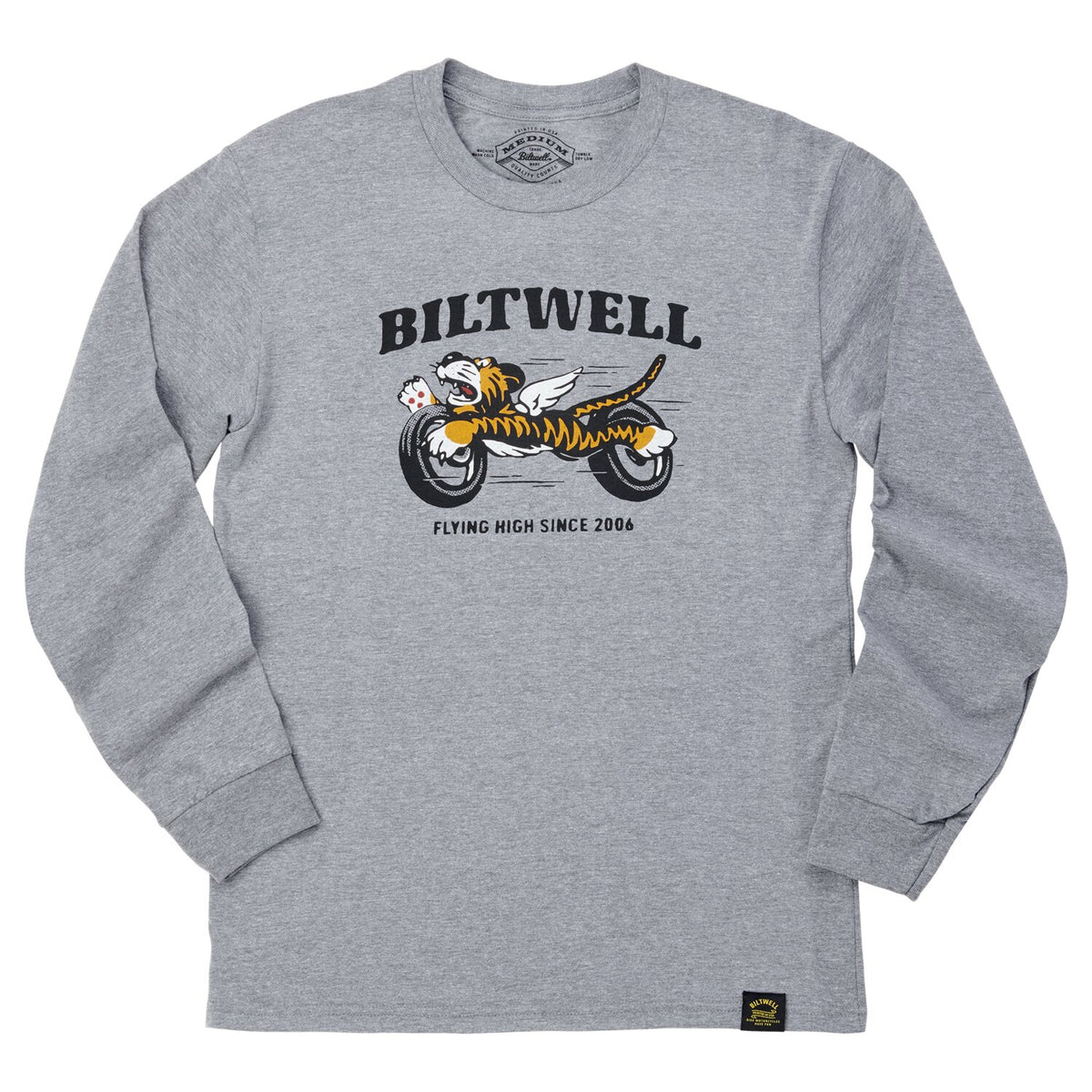 Biltwell Tiger long sleeve graphite