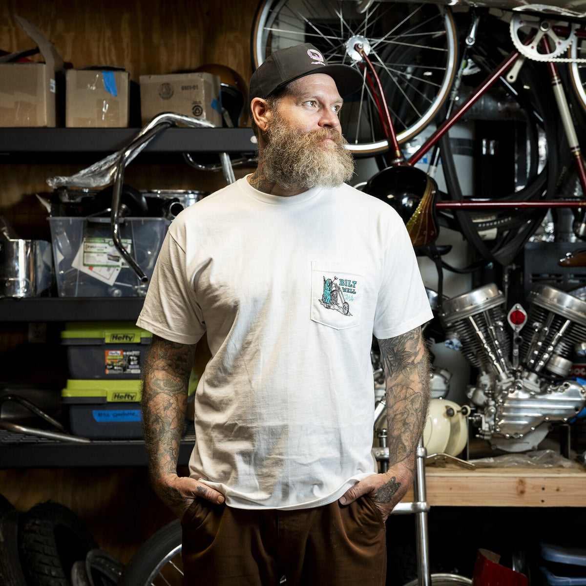 Biltwell Shorty cap black