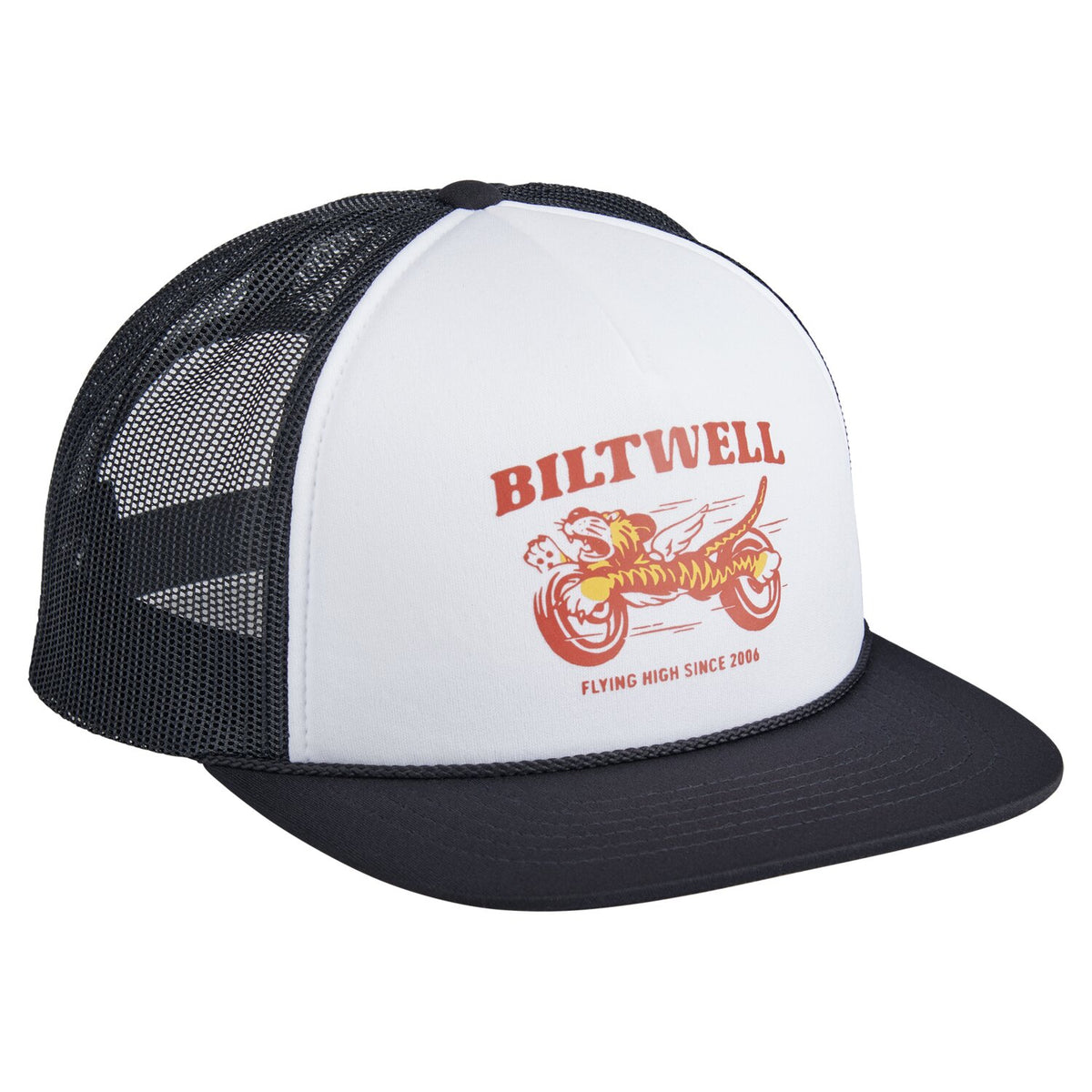 Biltwell Tiger trucker cap black/white