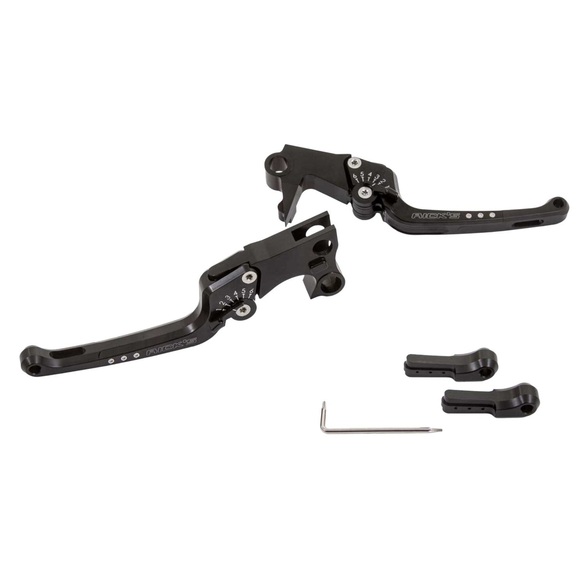 Rick's Motorcycles, Good Guys brake & clutch lever set Black